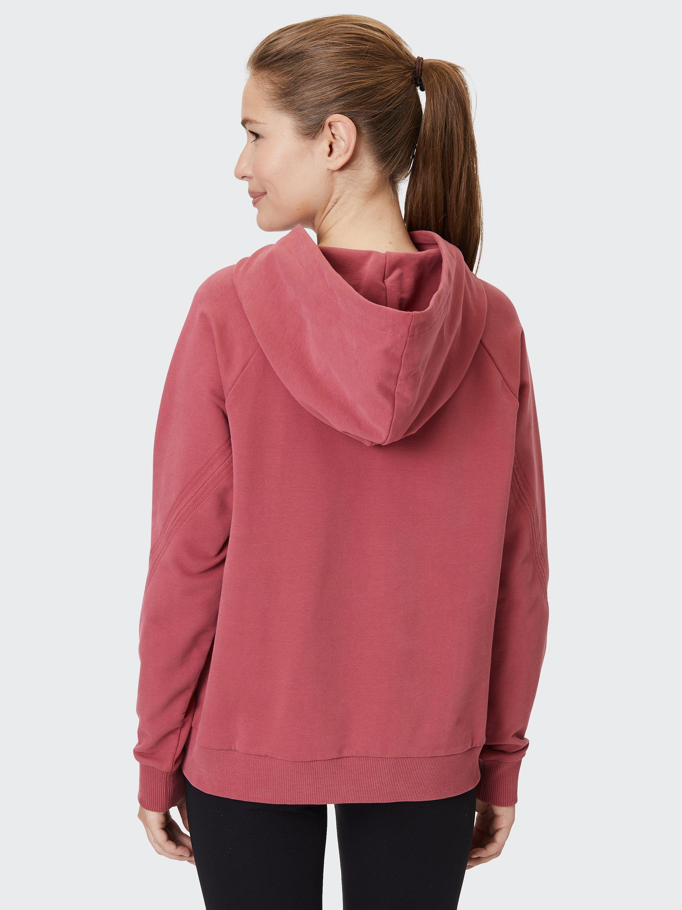 Product image 7 of 7, which shows Venice Beach Jil Cotton Blend Hoodie, Deep Red, XS
