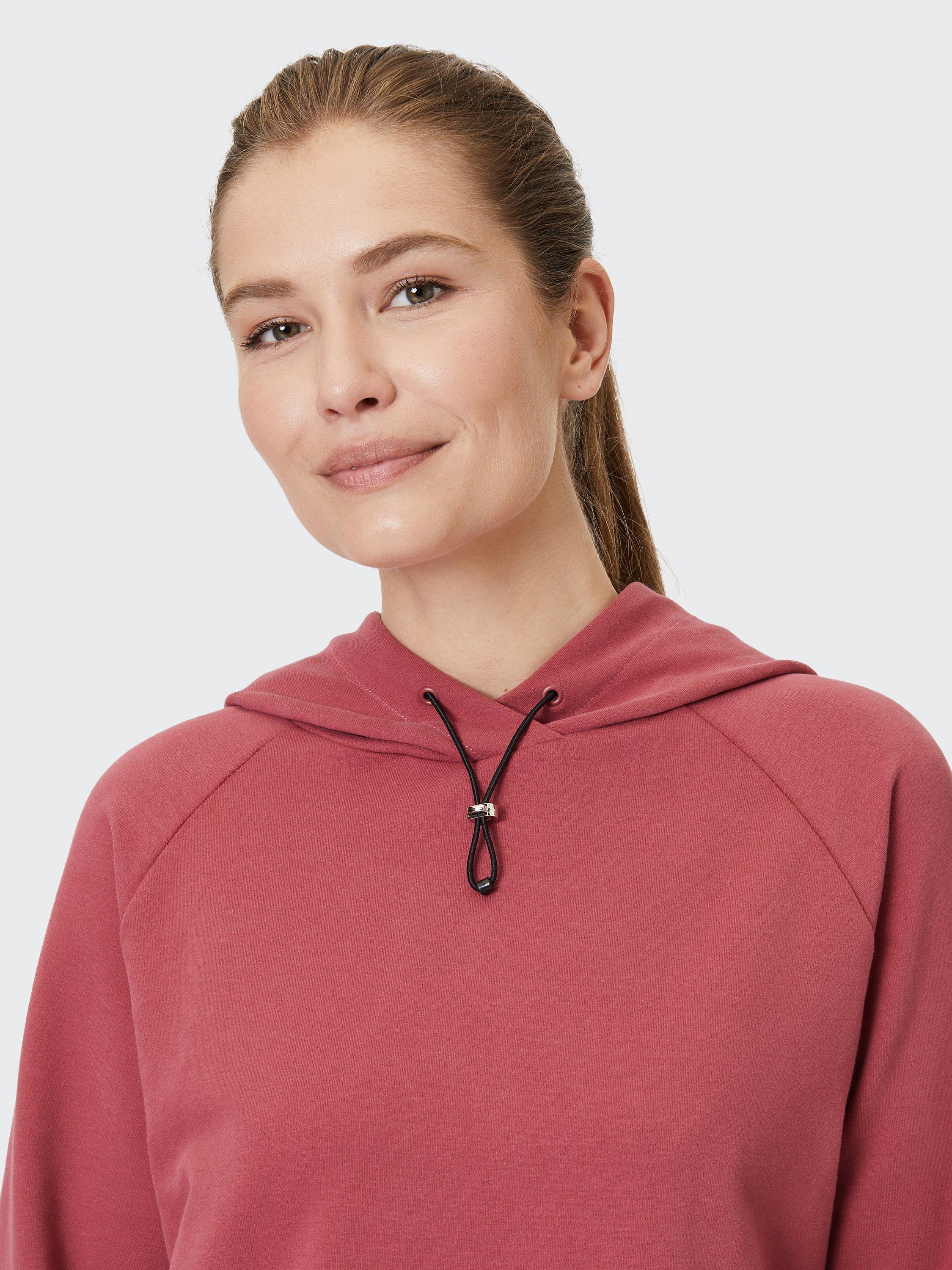 Product image 5 of 7, which shows Venice Beach Jil Cotton Blend Hoodie, Deep Red, XS