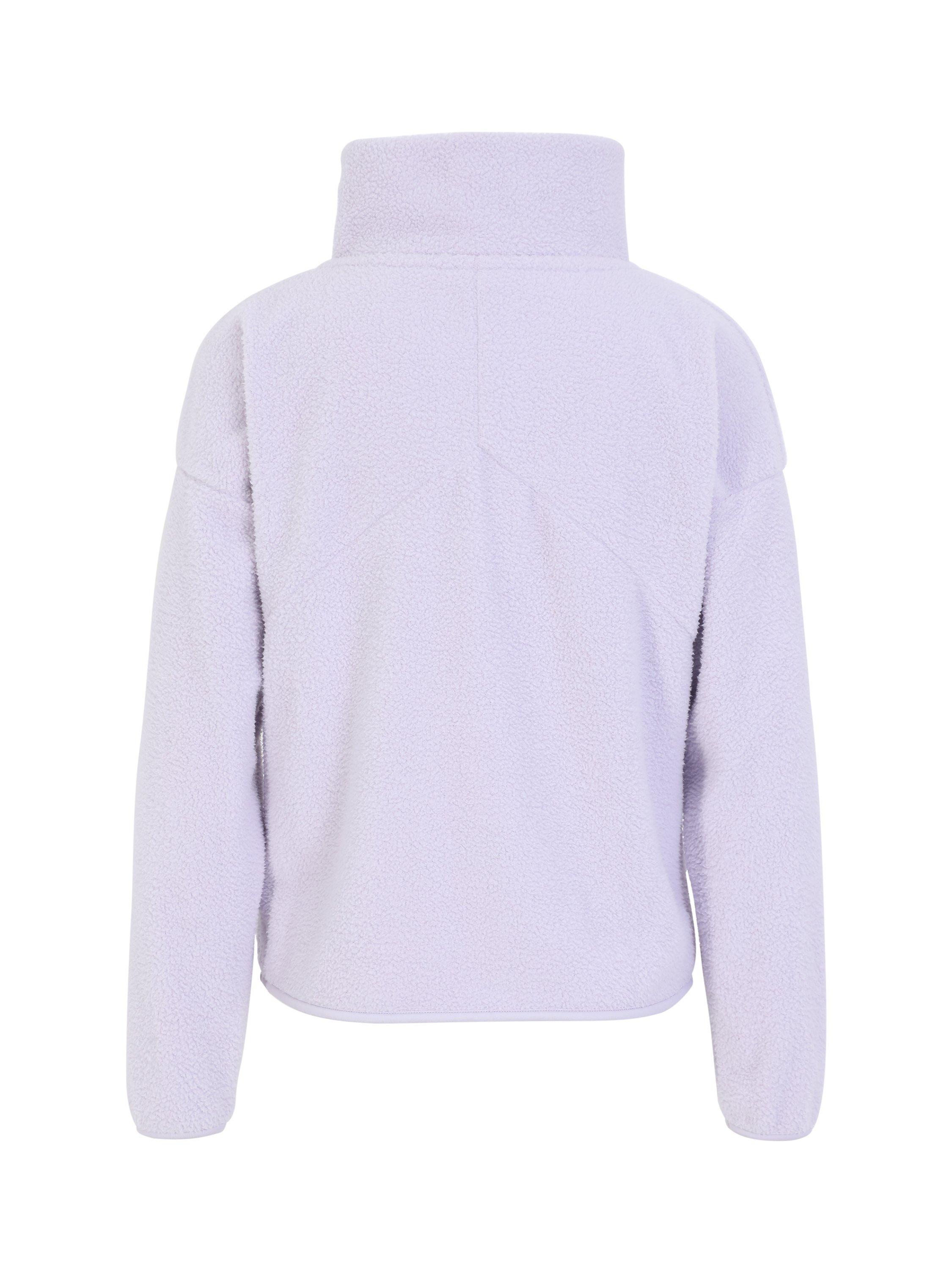 Product image 5 of 7, which shows Venice Beach Abby Zip Neck Top, Violet Haze, XS