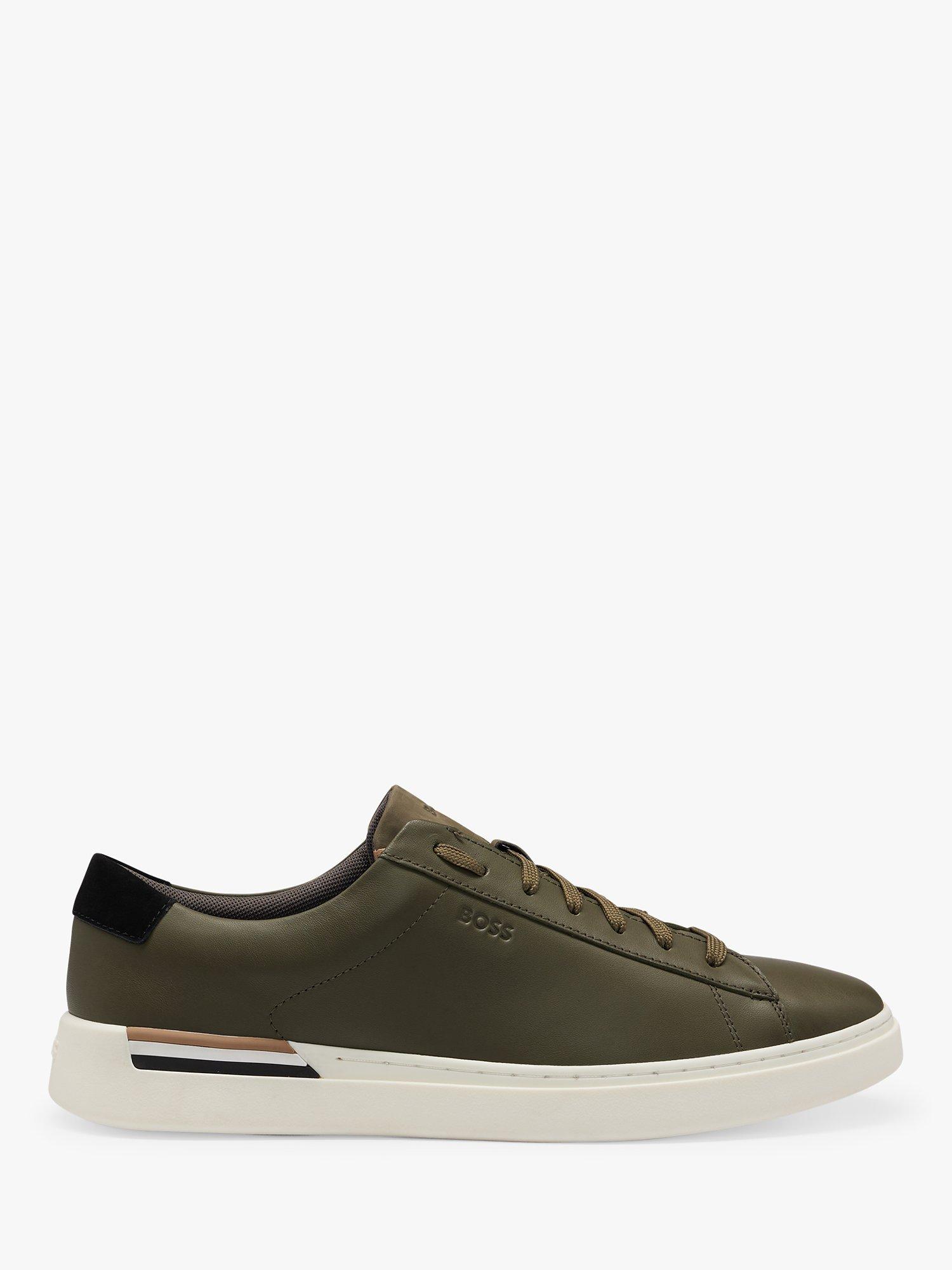 BOSS Clint Basic Trainers, Dark Green