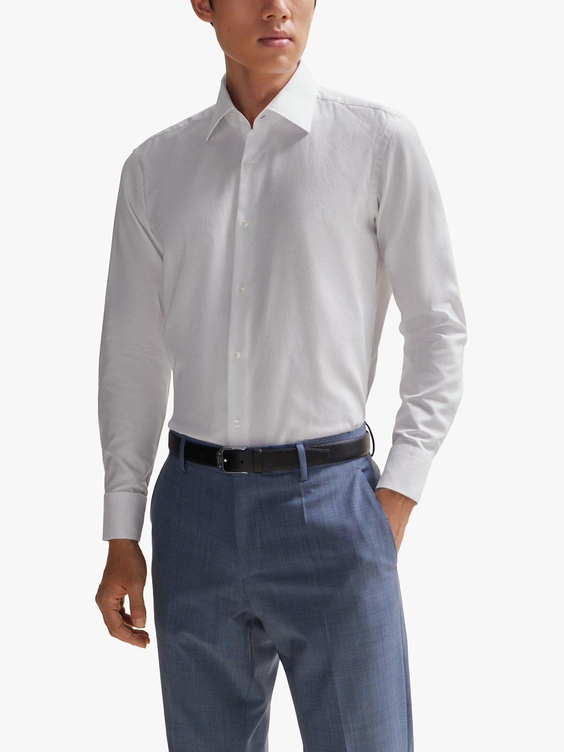 BOSS H-Joe Kent Long Sleeve Shirt, White