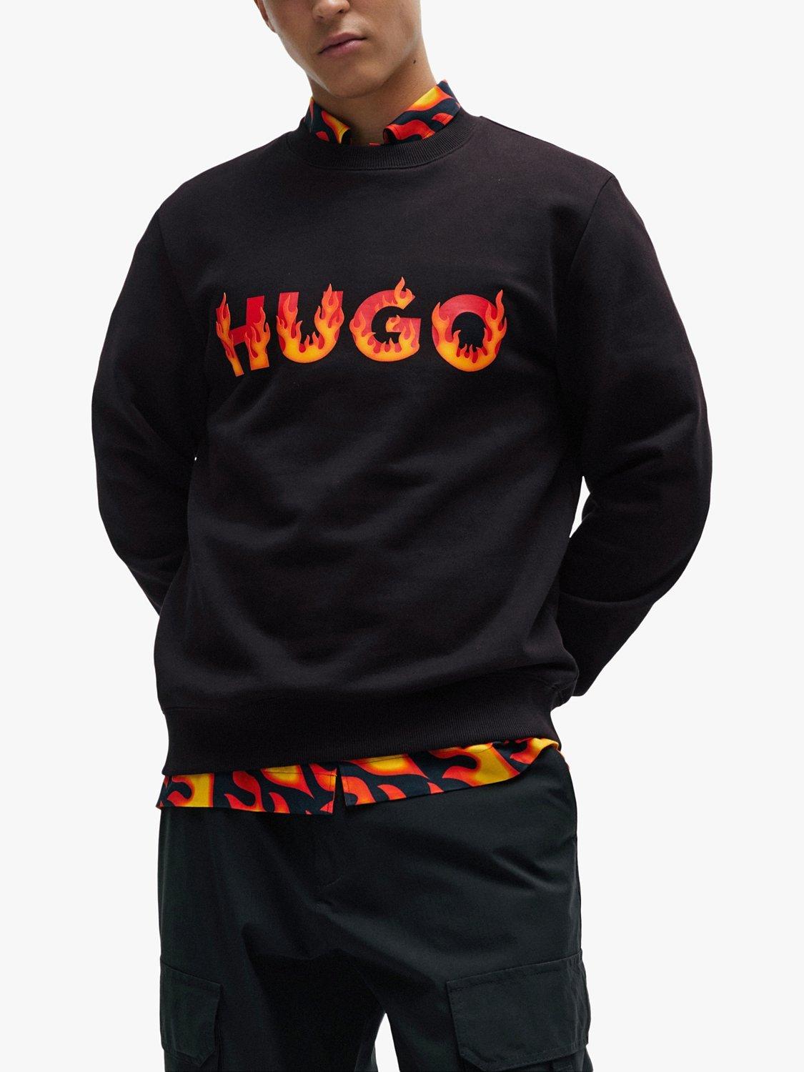 HUGO Ditmo Cotton Top, Black