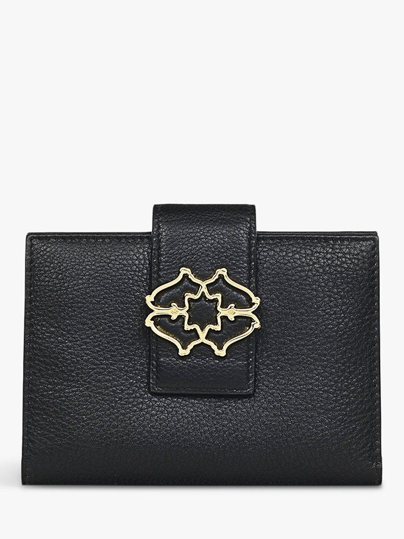 Radley Mill Road Medium Bifold Leather Purse, Black