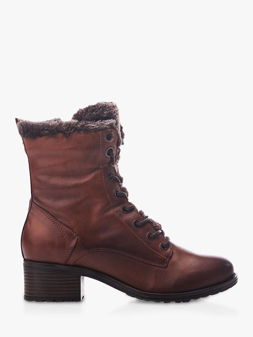 Moda in Pelle Alpinne Leather Ankle Boots