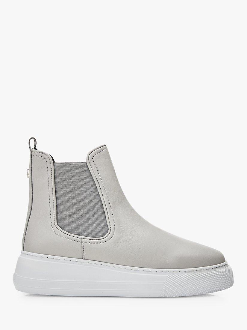 Moda in Pelle Benna Leather Ankle Boots, Grey