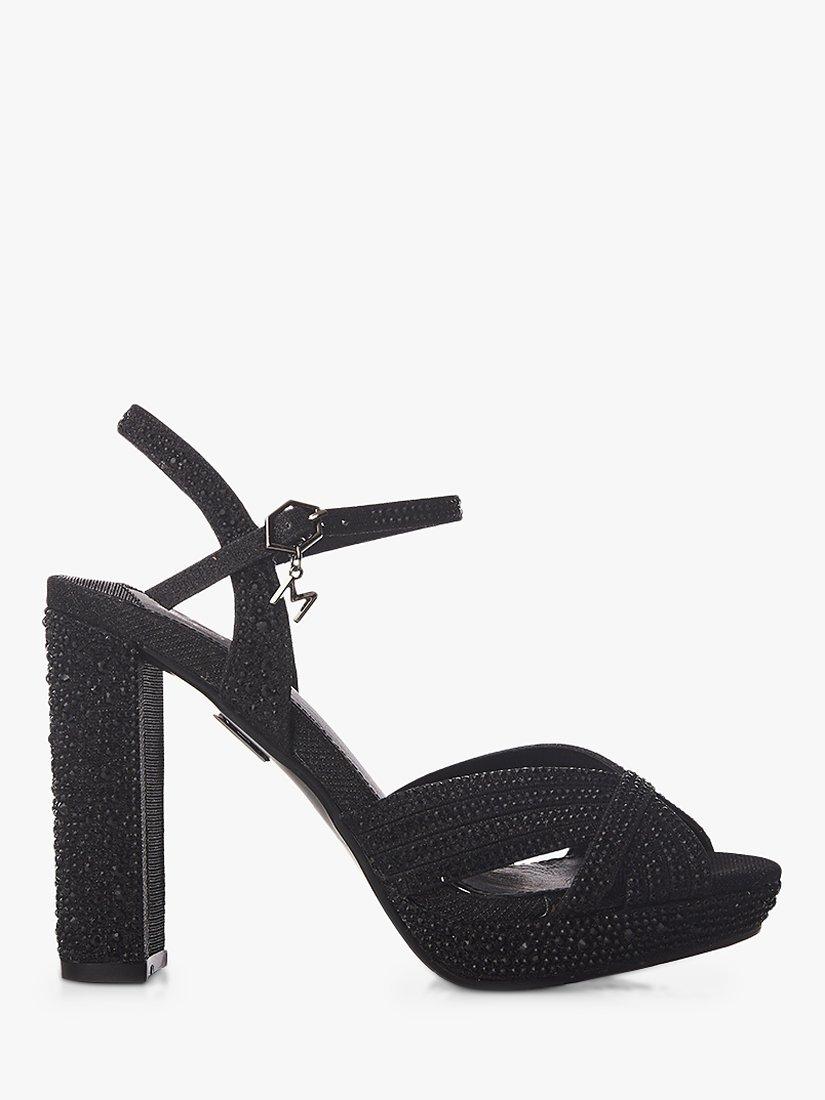 Moda in Pelle Supernova Embellished Heeled Sandals, Black