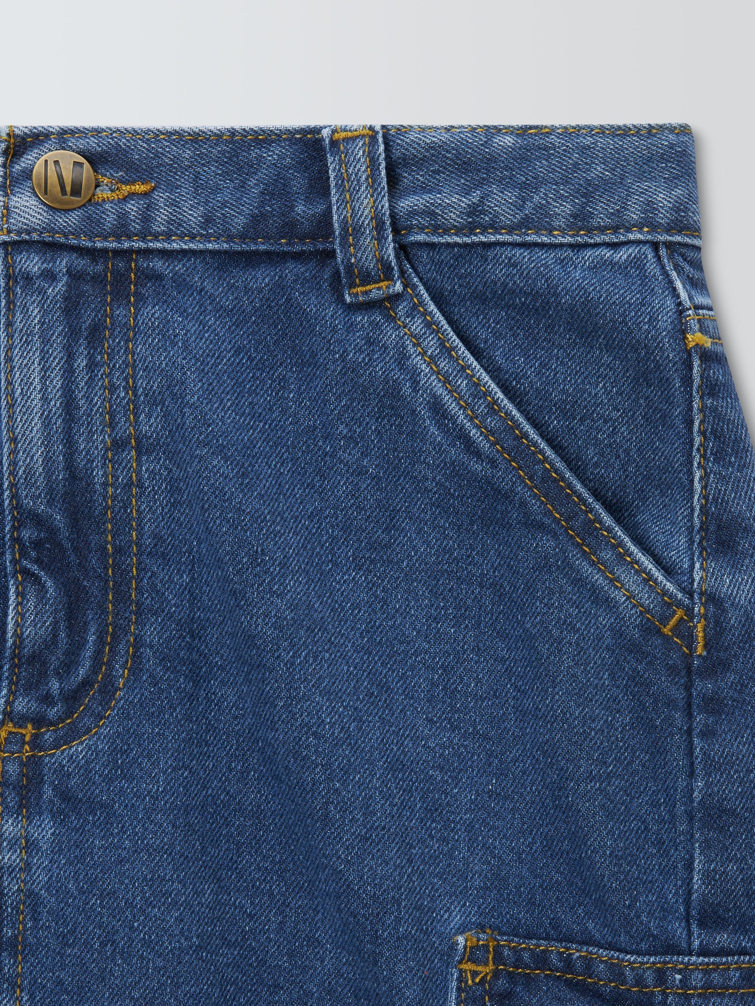 John Lewis Kids' Utility Denim Mini Skirt, Blue Denim, 11 years