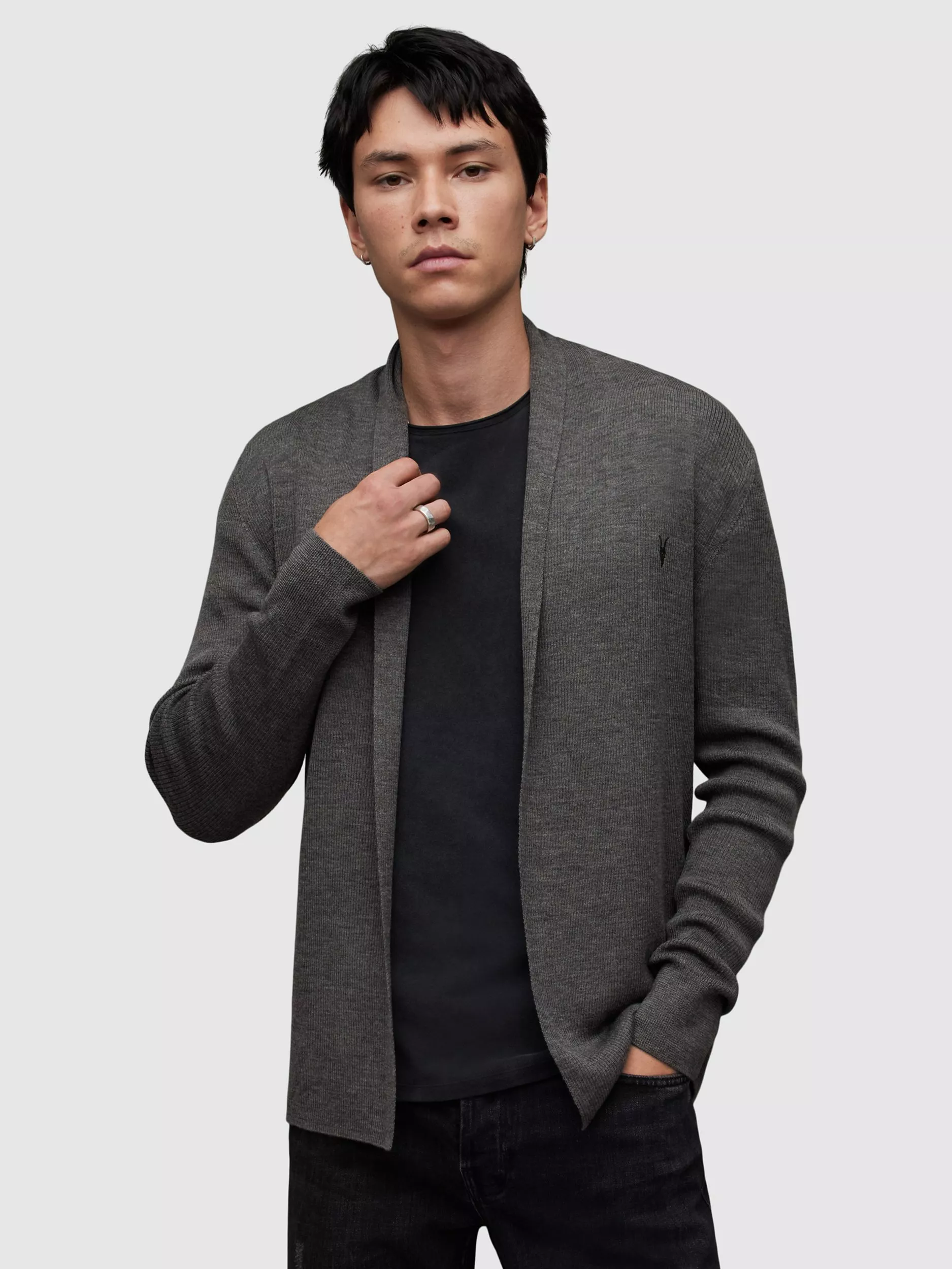 AllSaints Mode Merino Cardigan