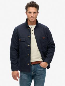Superdry Surplus Four Pocket Chore Jacket, Navy