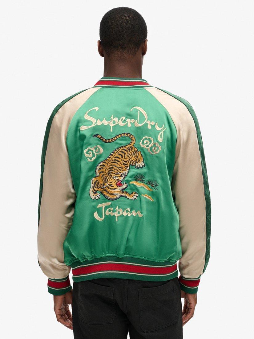 Green embroidered jacket store