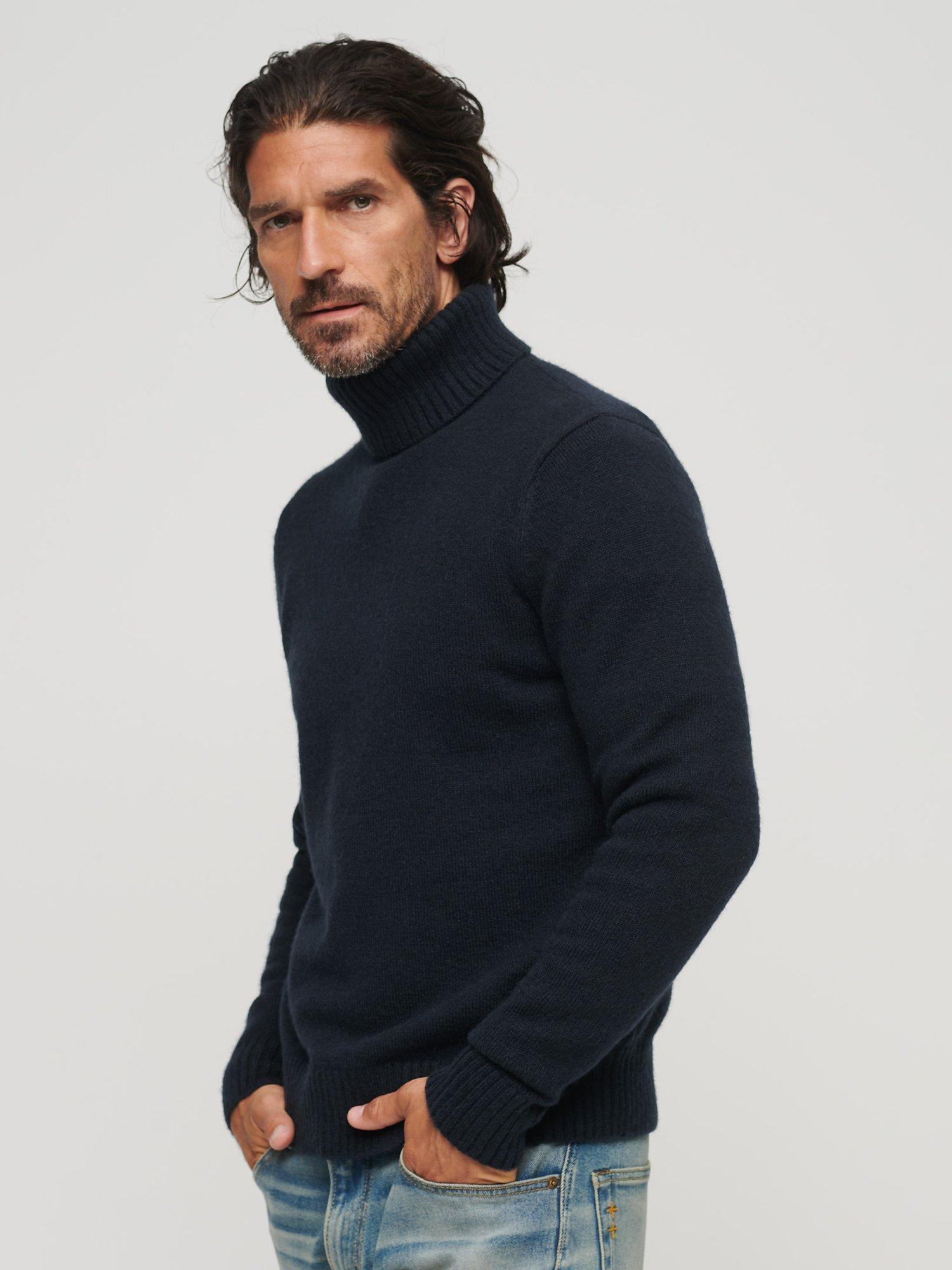 Superdry Wool Blend Brushed Roll Neck Jumper