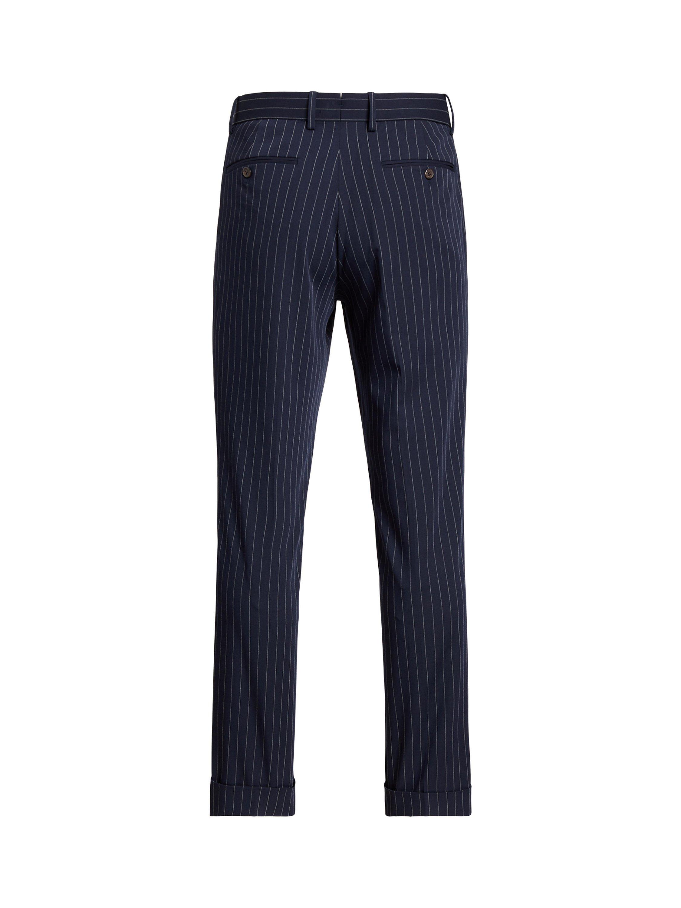 Ralph Lauren Polo Ralph Lauren Chester Tailored Fit Twill Suit Trousers Navy Grey