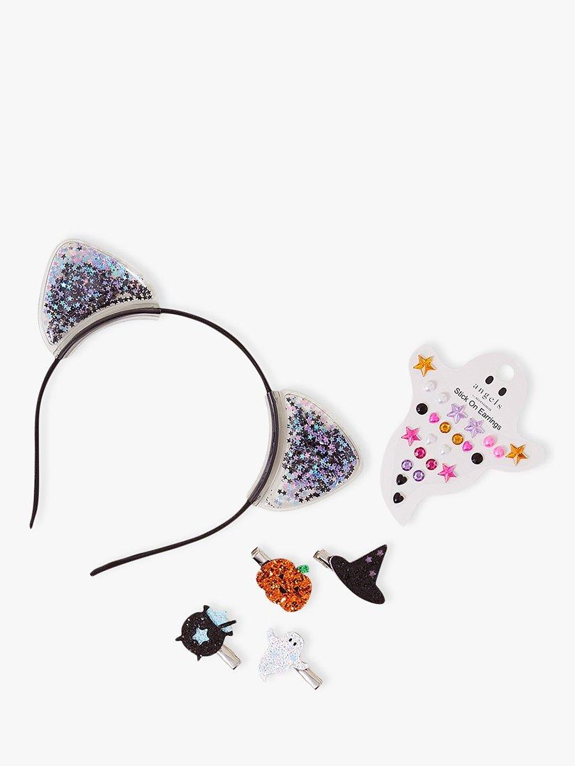 Product image 1 of 2, which shows Angels by Accessorize Kids' Halloween Hair Accessories & Earrings, Multi