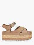 UGG Aubrey Suede Flatform Sandals, Sand