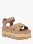 UGG Aubrey Suede Flatform Sandals, Sand