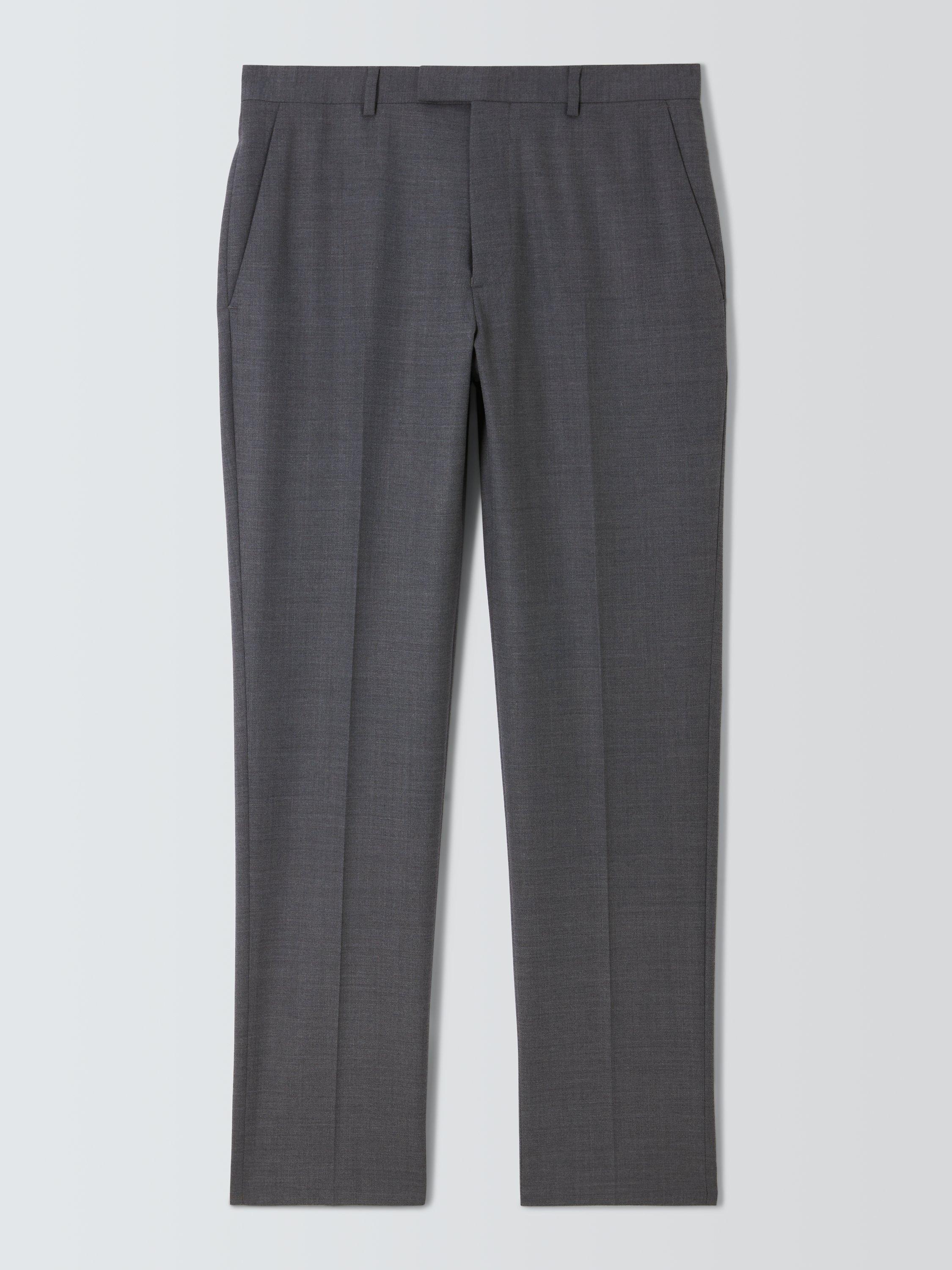 Product image 4 of 8, which shows Kin Finn Slim Fit Suit Trousers, Mid Grey, 40S