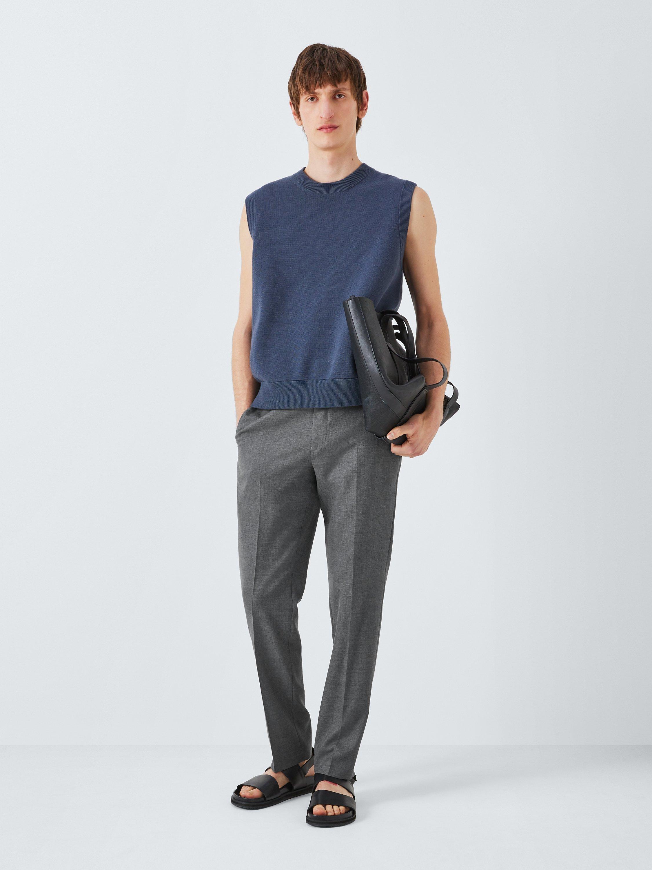 Product image 7 of 8, which shows Kin Finn Slim Fit Suit Trousers, Mid Grey, 40S