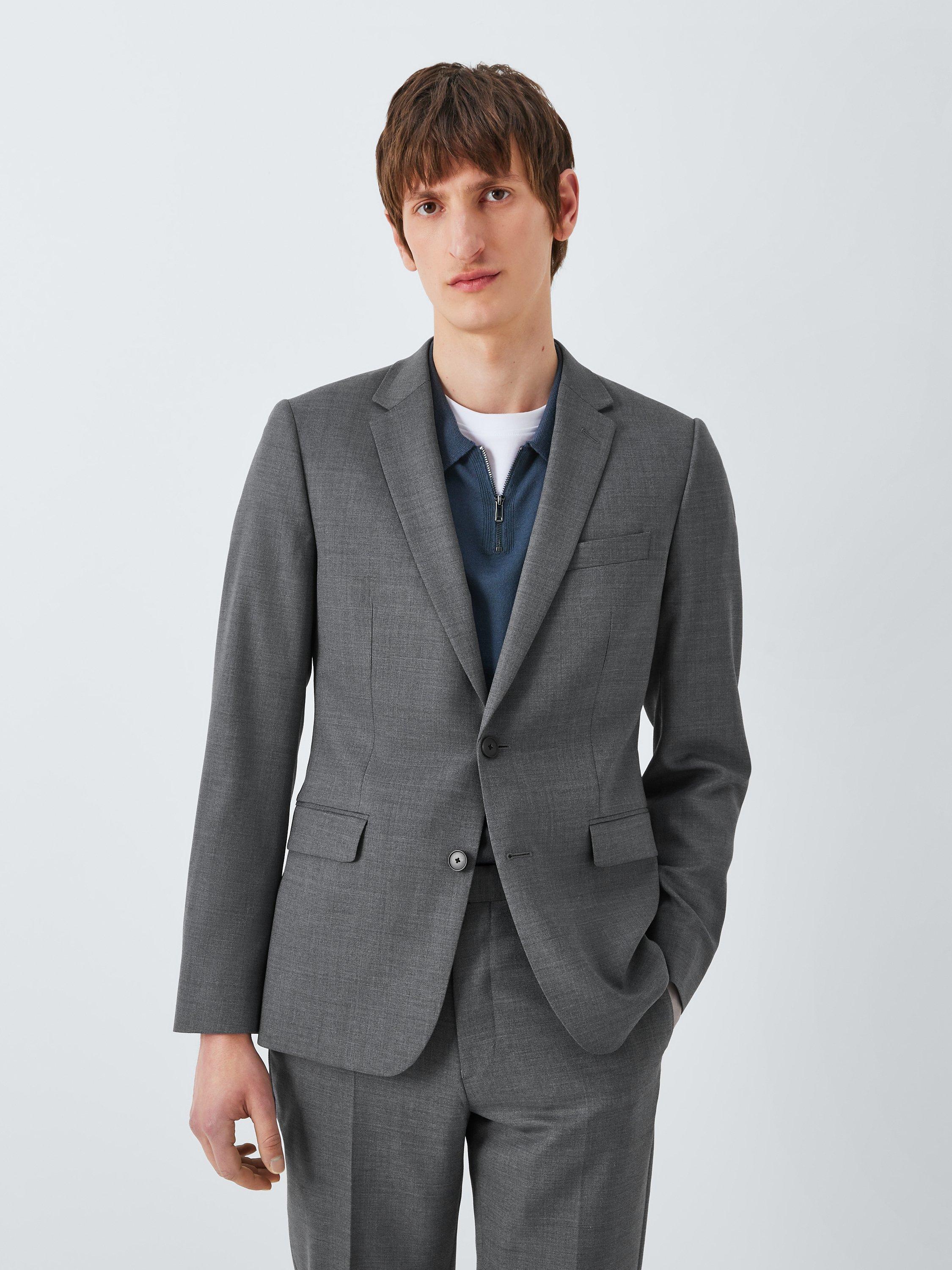 Kin Finn Slim Fit Suit Jacket, Mid Grey