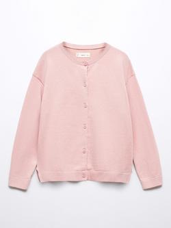 Mango Kids' Emma Cardigan, Pink