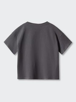 Mango Kids' The Rolling Stones T-Shirt, Charcoal - view 2, Charcoal