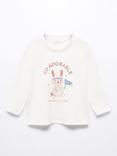 Mango Baby Adorable Long Sleeve T-Shirt, Natural White