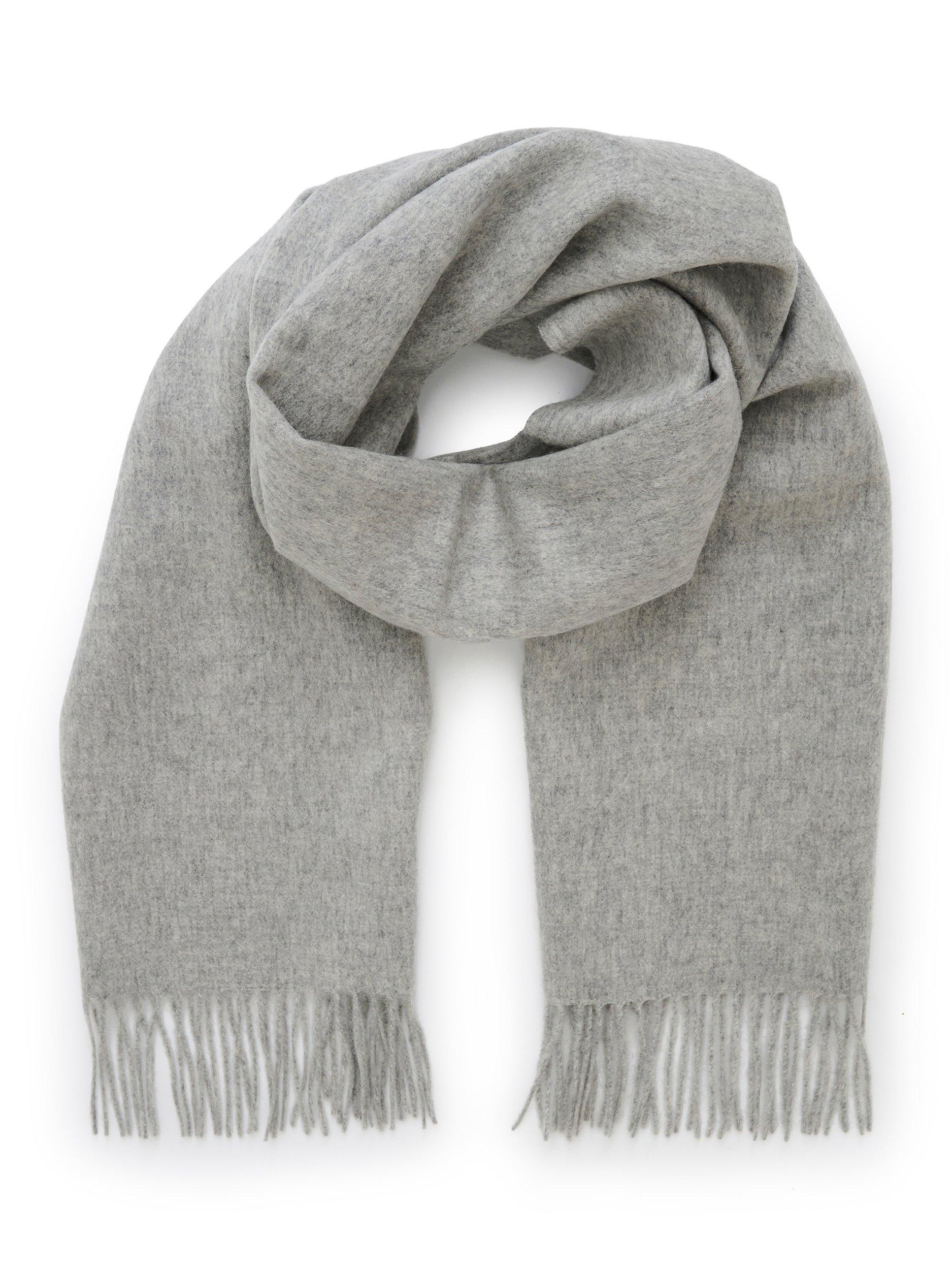 Part Two Kita Wool Scarf, Light Grey Melange, One Size