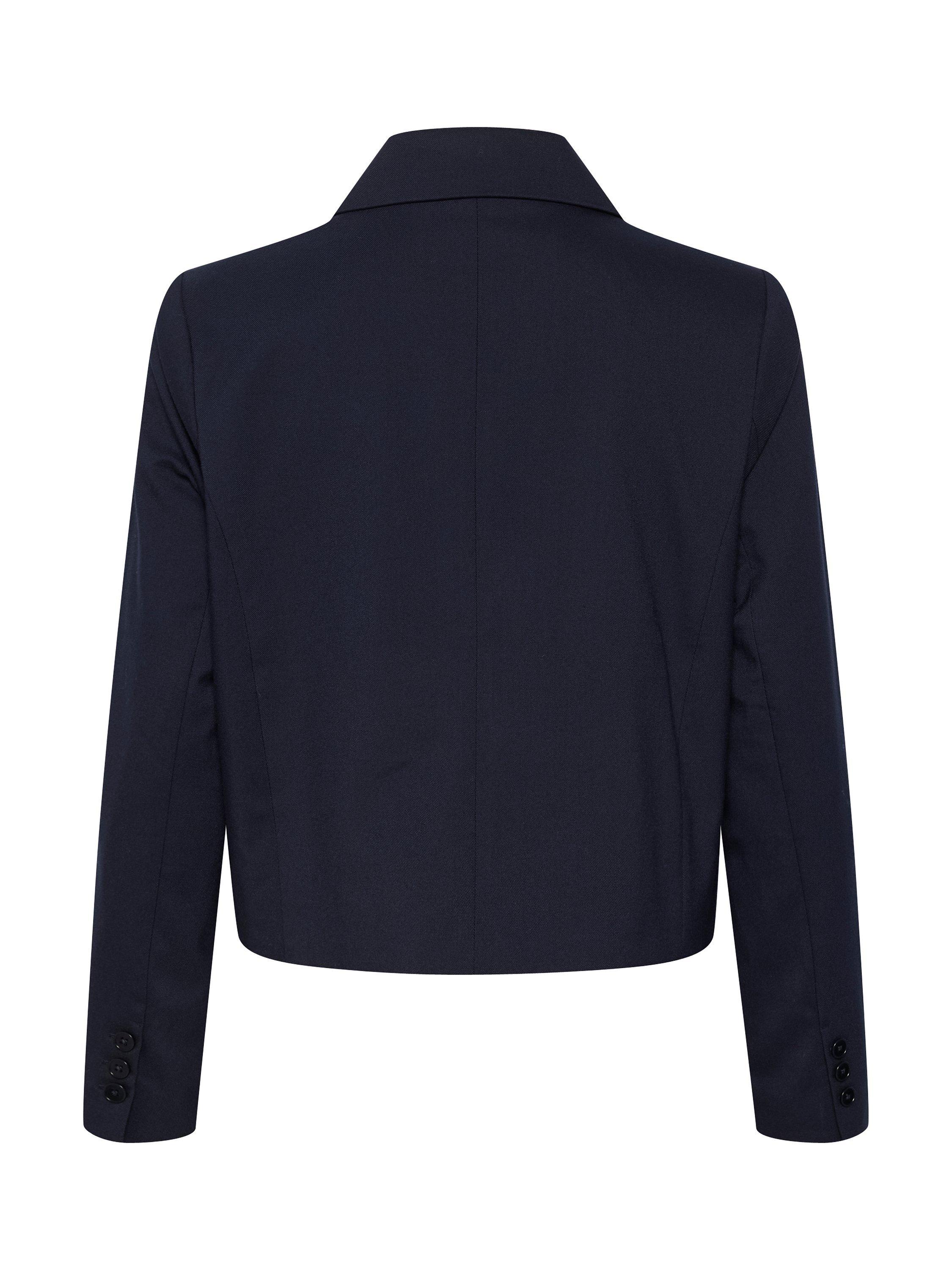 Product image 6 of 6, which shows Part Two Caisha Cropped Blazer, Dark Navy, 10