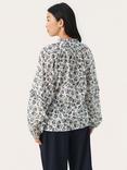 Part Two Florra Organic Cotton Blend Floral Blouse