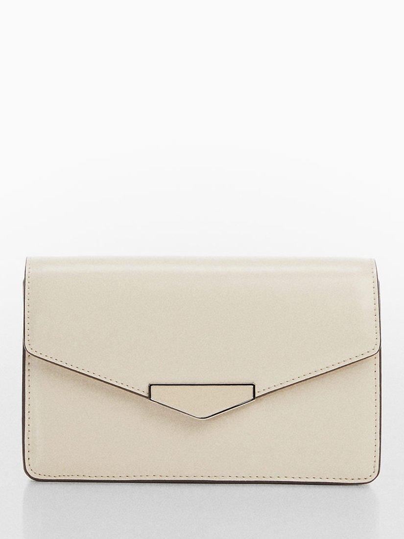 Mango Cora Cross Body Bag, Natural White, One Size