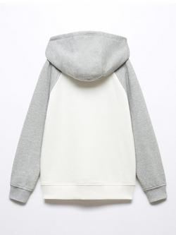 Mango Kids' Ready Hoodie, Medium Grey - view 2, Medium Grey