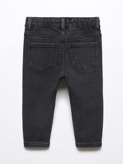 Mango Baby Pablo Drawstring Jeans - view 2, Open Grey