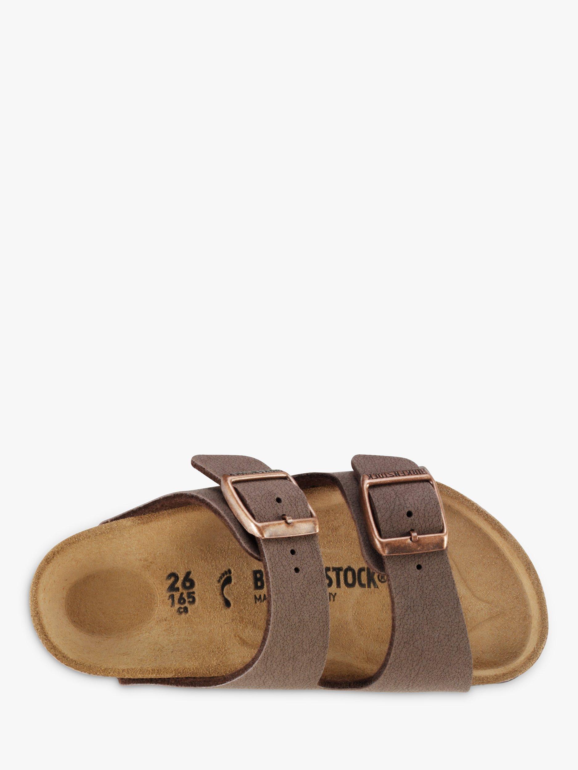 Product image 2 of 2, which shows Birkenstock Kids' Arizona Birko-Flor® Sandals, Mocha, EU26
