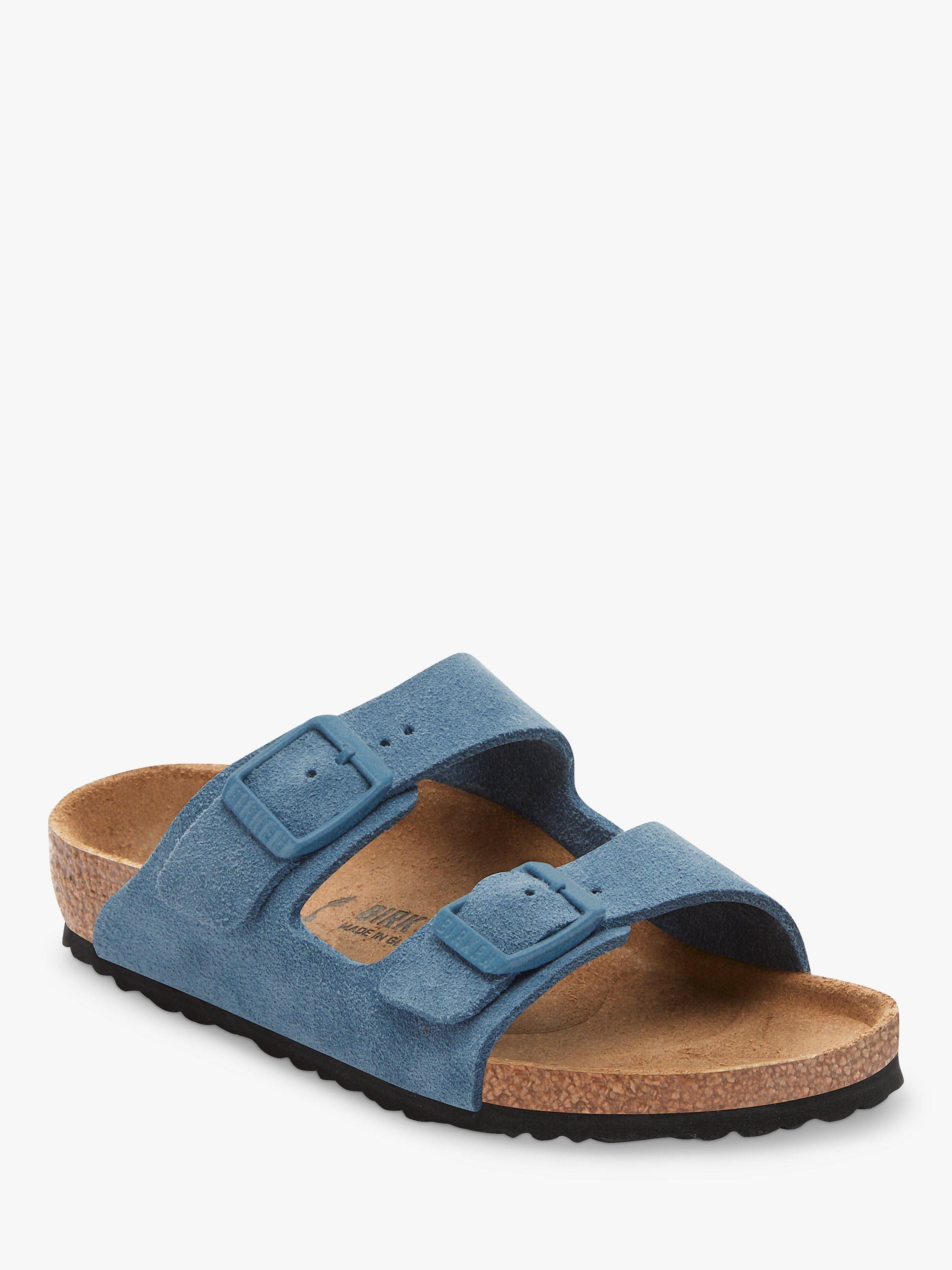 Birkenstock Kids' Arizona Suede Sandals, Blue