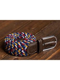 Swole Panda Abstract Recycled Woven Belt - view 2, Multi