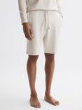 Reiss Tyne Drawstring Shorts, Oatmeal Melange