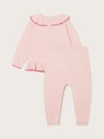 Monsoon Baby Christmas Tree Knitted Top & Trousers Set