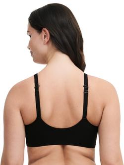 Chantelle Norah Comfort Front Fastening Moulded Bra - view 2, Black