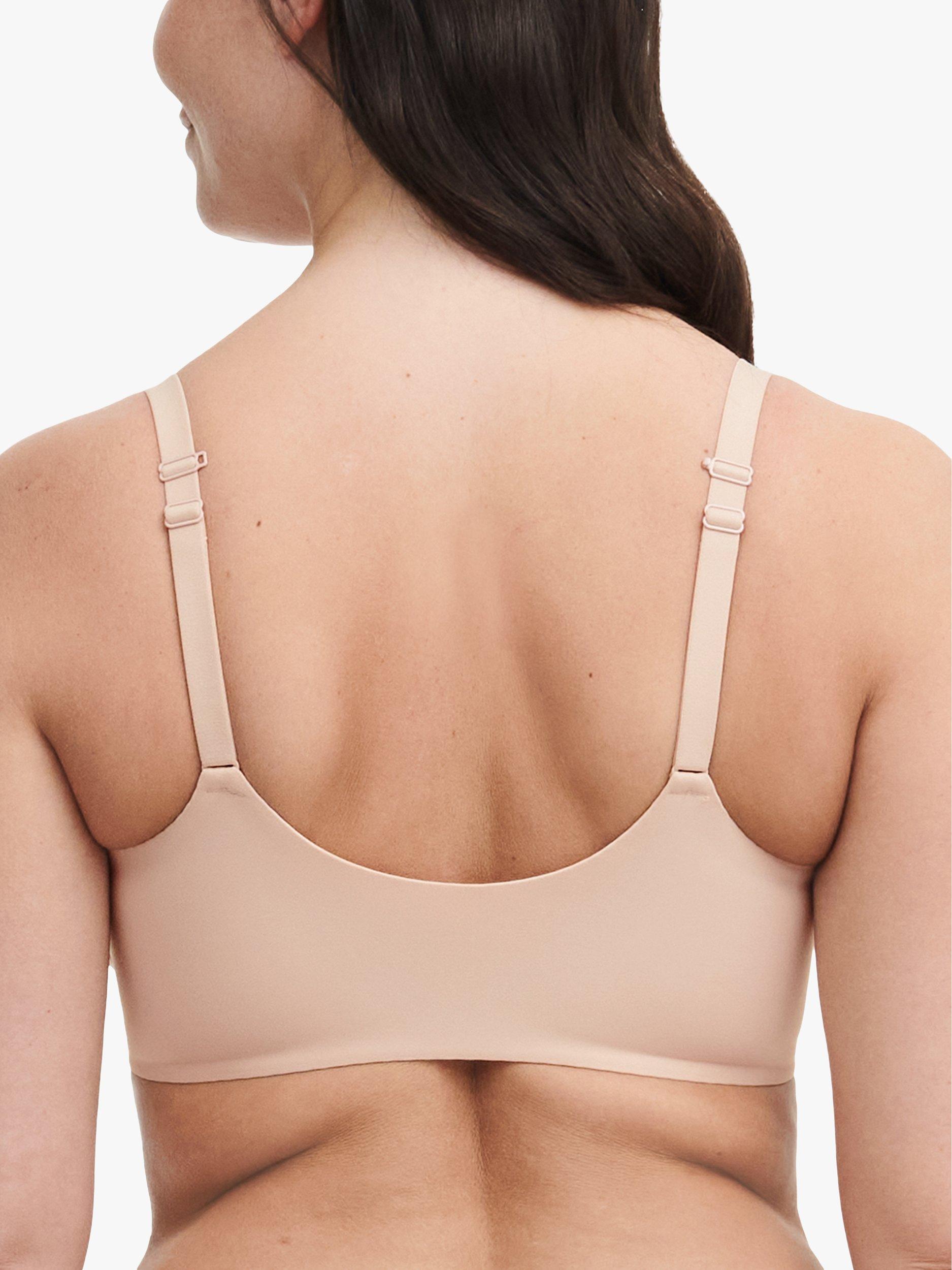 Product image 2 of 5, which shows Chantelle Norah Comfort Front Fastening Moulded Bra, Golden Beige, 32D