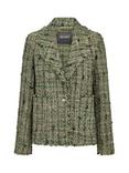 MOS MOSH Dorah Boucle Blazer, Zephyr Green