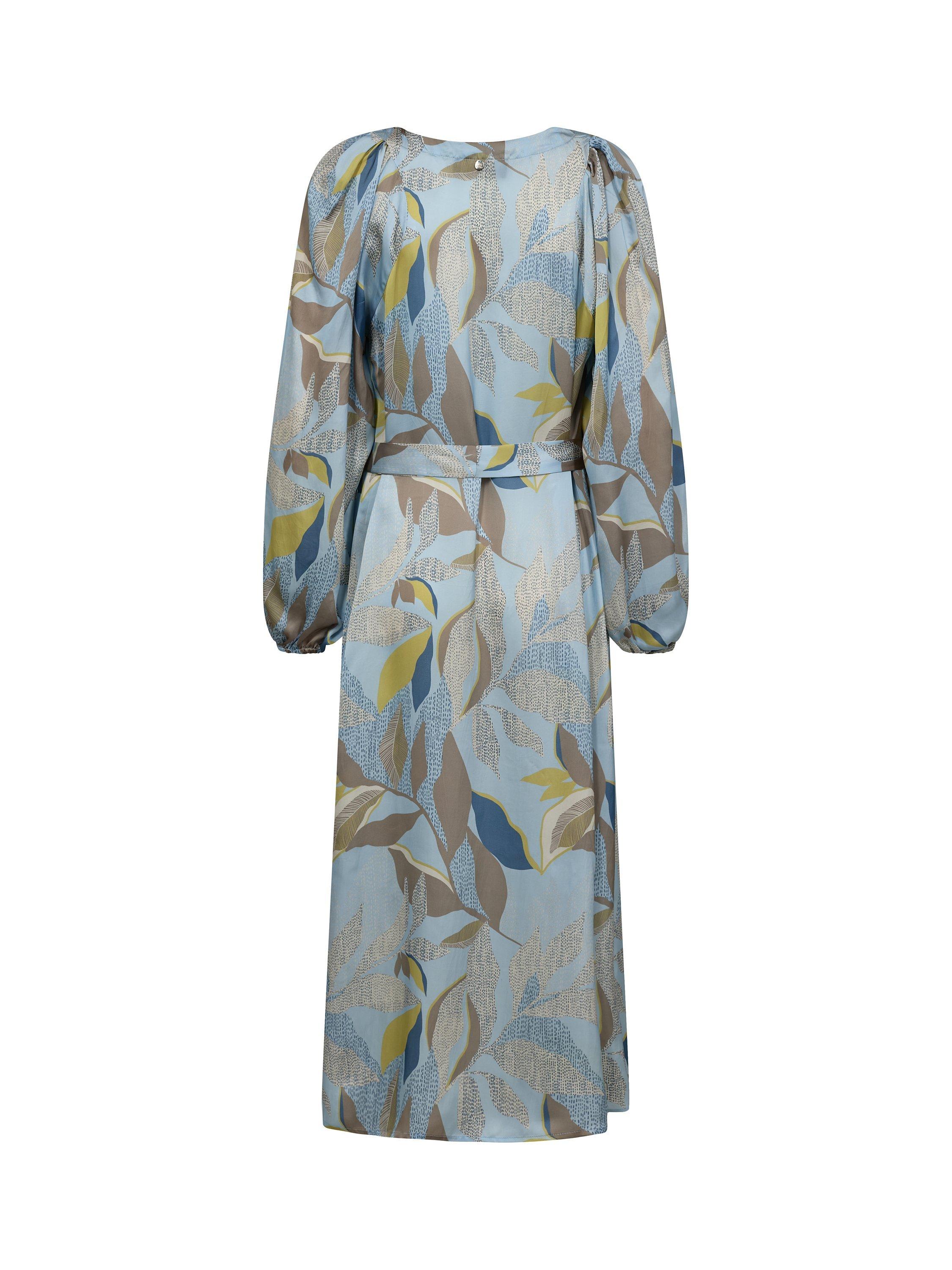 Product image 5 of 5, which shows MOS MOSH Rosaleen Loose Midi Dress, Blue/Multi, XS