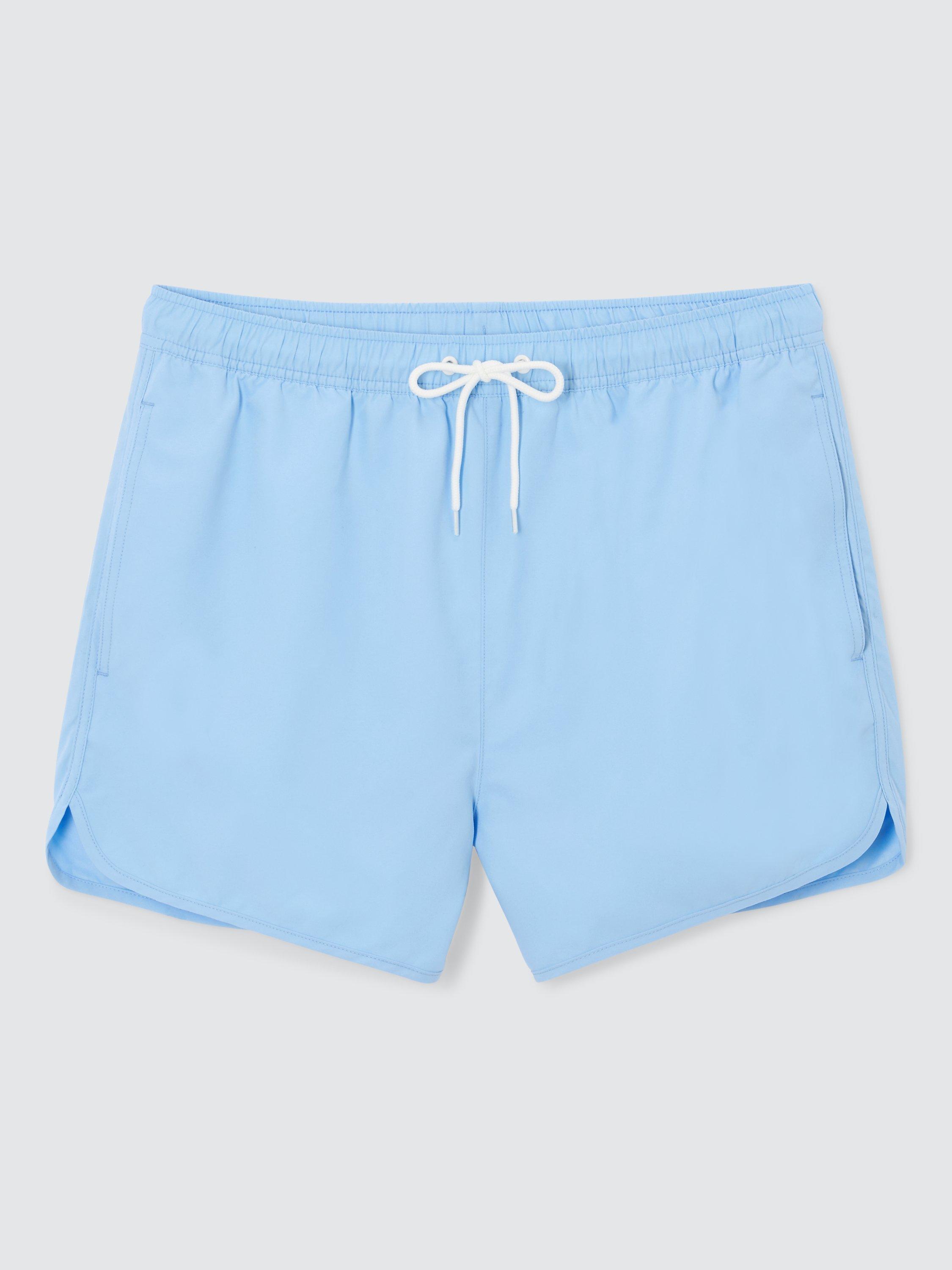 John Lewis ANYDAY Plain Swim Shorts Blue