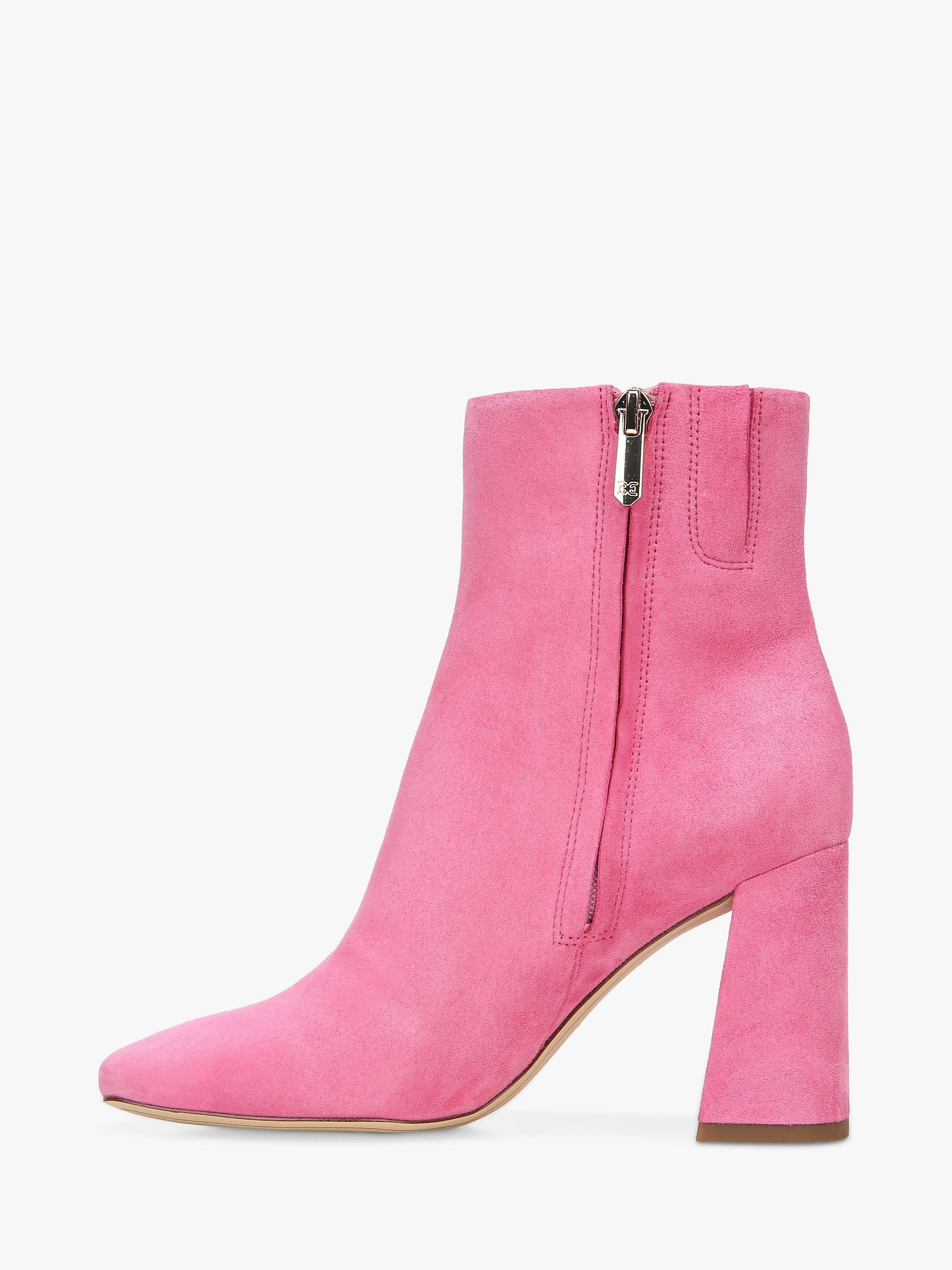 Pink suede chelsea boots online