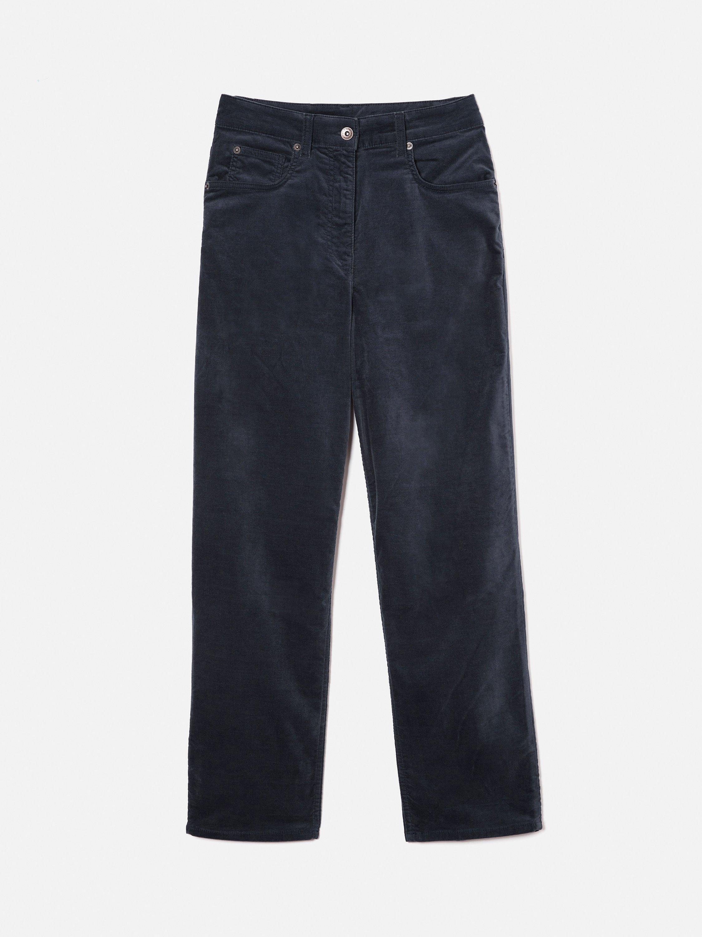 Product image 5 of 6, which shows Jigsaw Delmont Velvet Jeans, Grey, 36R