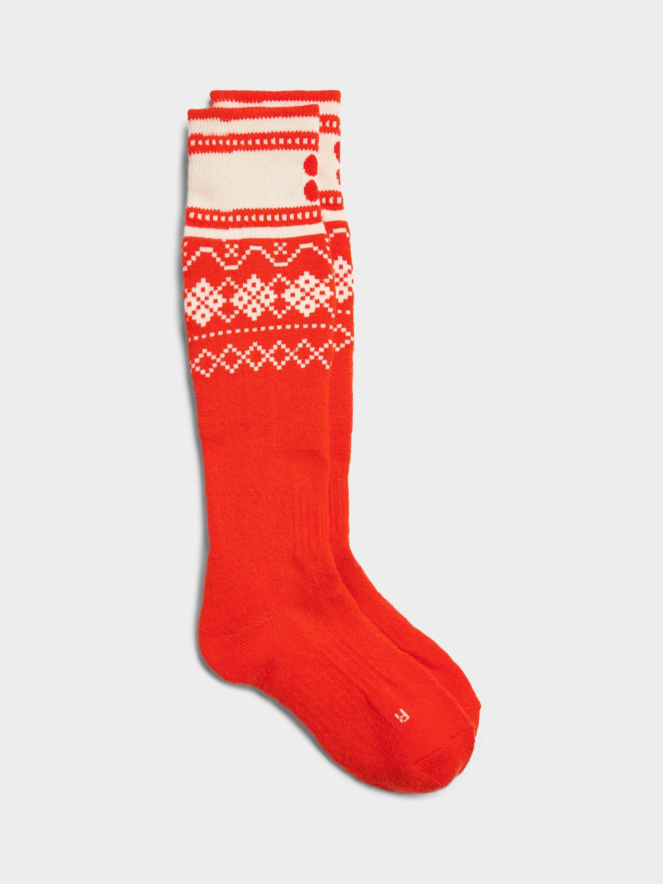 Sweaty Betty Technical Ski Socks, Firebird