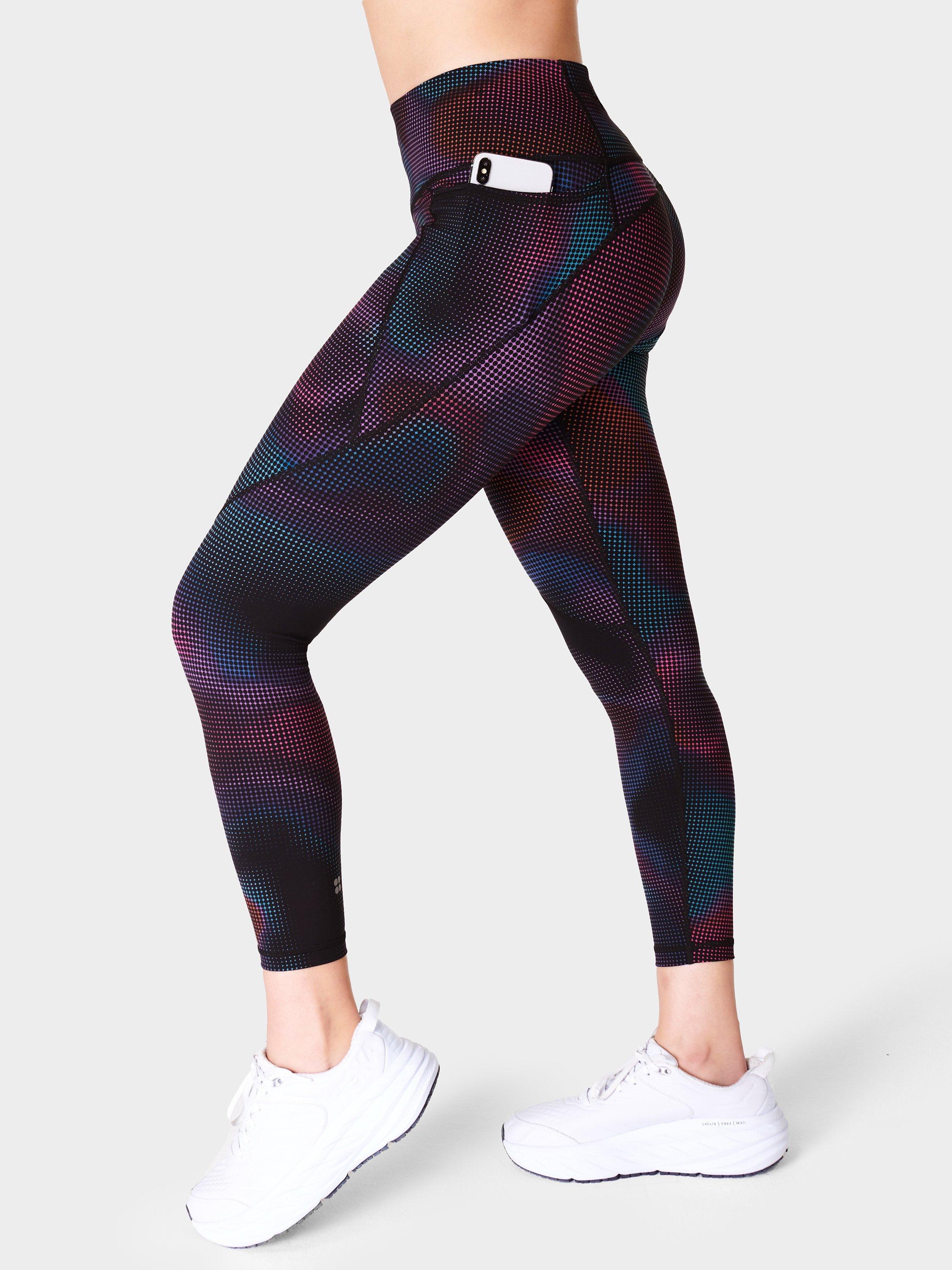 Sweaty Betty Power 7/8 Gym Leggings, Black Gradient 