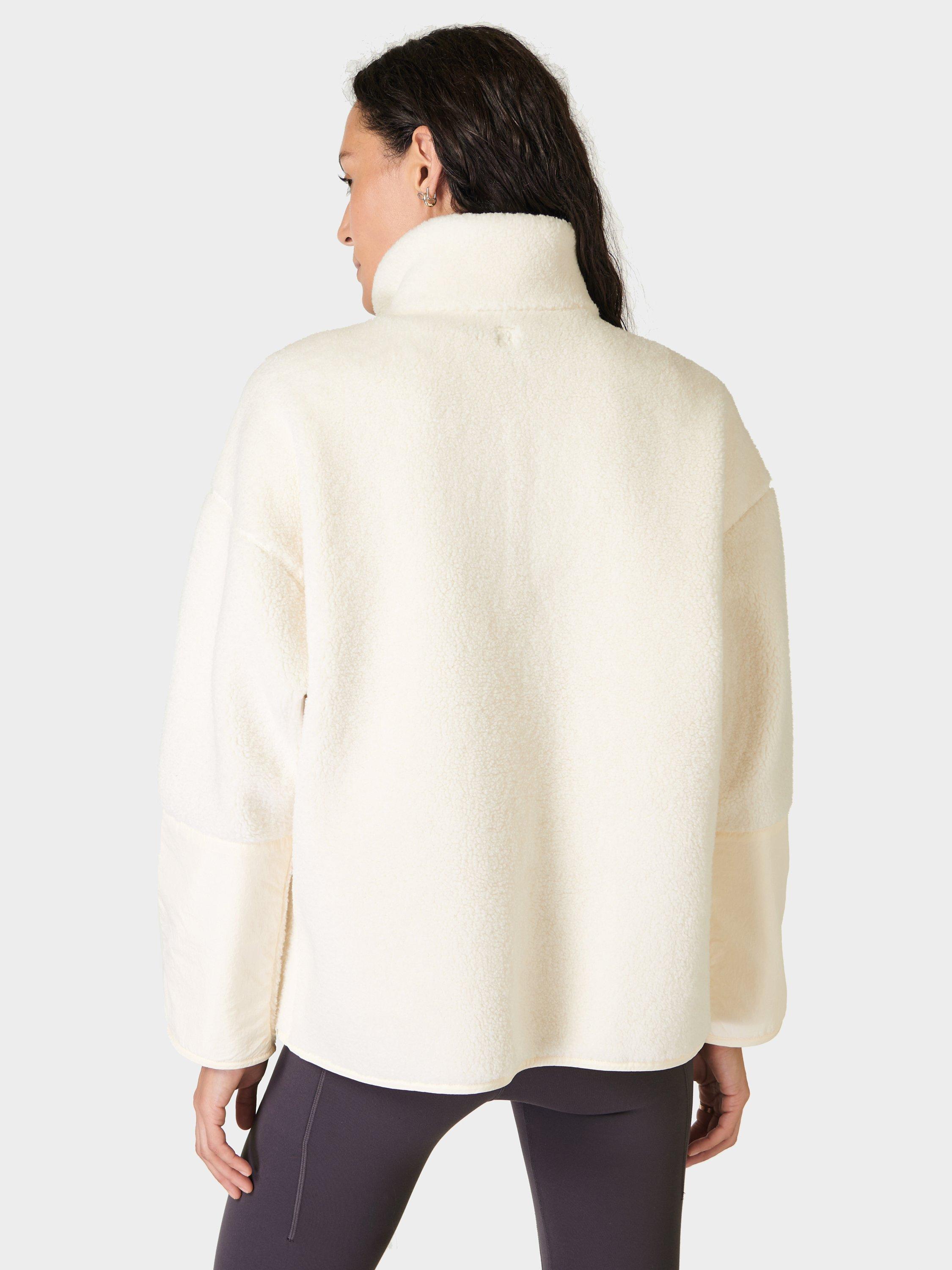 Sweaty betty sherpa half zip sale