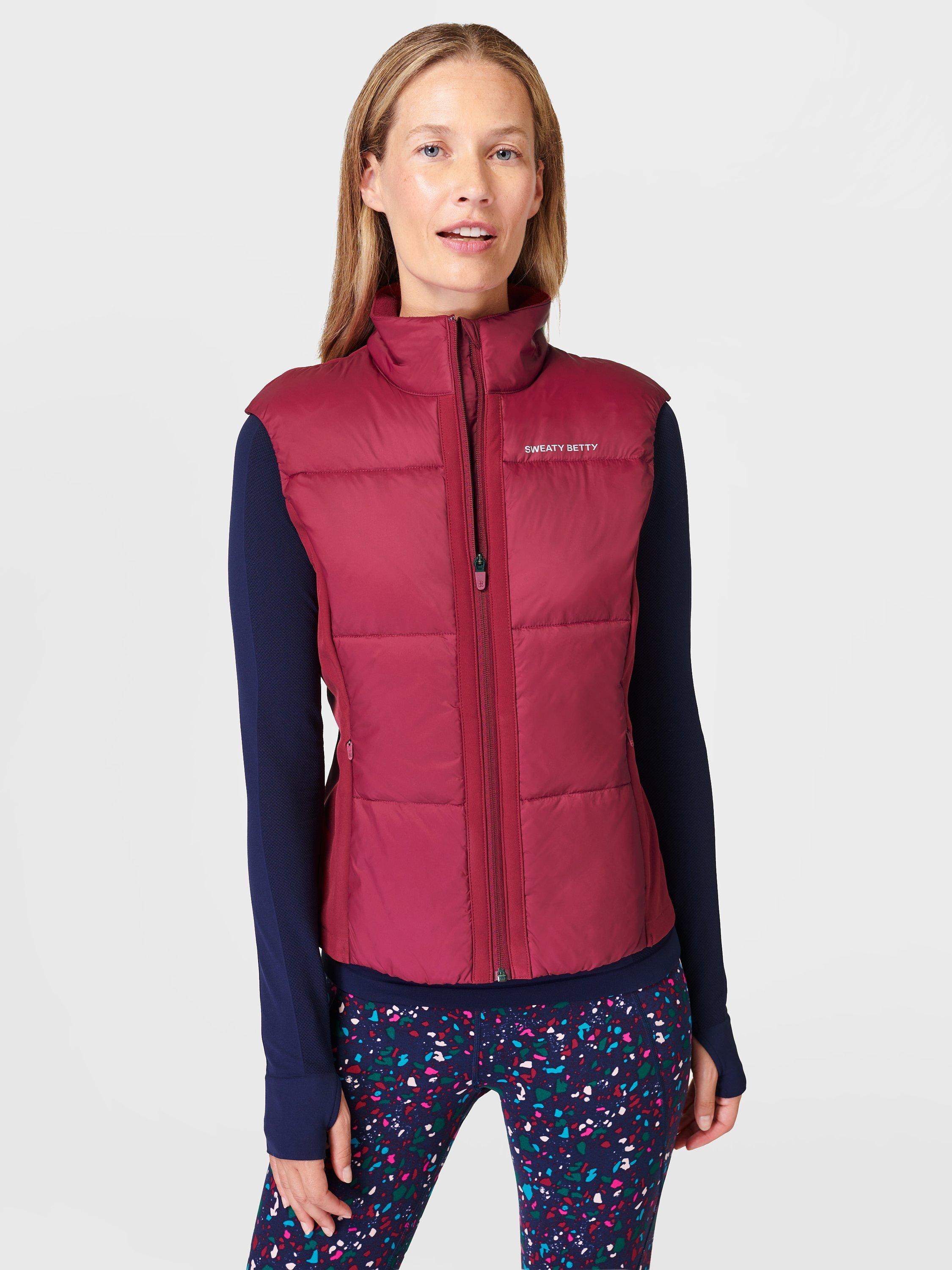 Sweaty Betty Accelerate Elite Running Gilet, Vamp Red