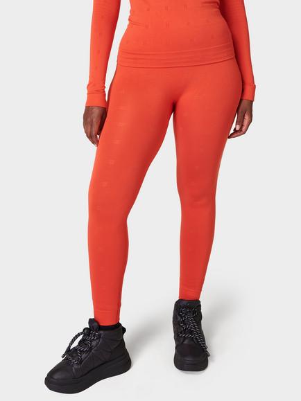 Sweaty Betty Modal Logo Base Layer Leggings, Firebird