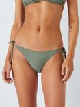 John Lewis ANYDAY Retro Circle Bikini Bottoms, Pack of 2, Khaki/Multi