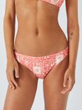 John Lewis ANYDAY Postcard Print Bikini Bottoms, Powder Pink